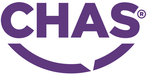 A purple cup with a black lid.